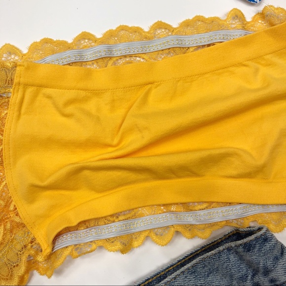 Free People 2 pack Seamless Lace Bandeau bra - Picture 6 of 7